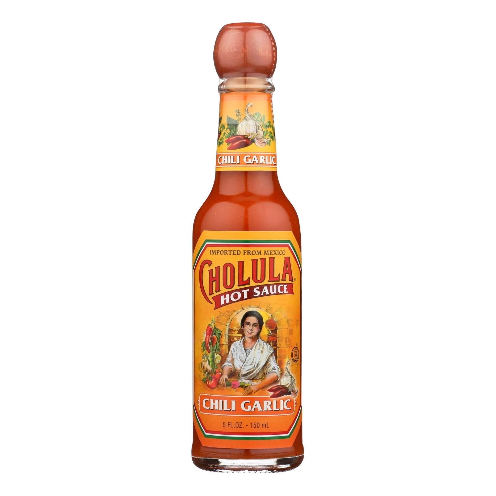Cholula Hot Sauce Chili Garlic 5 fl oz. Pack of 3