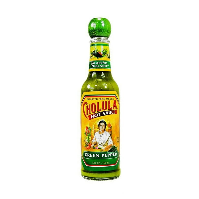 Cholula, Hot Sauce Green Pepper, Count 1 Sauces / Grab Varieties