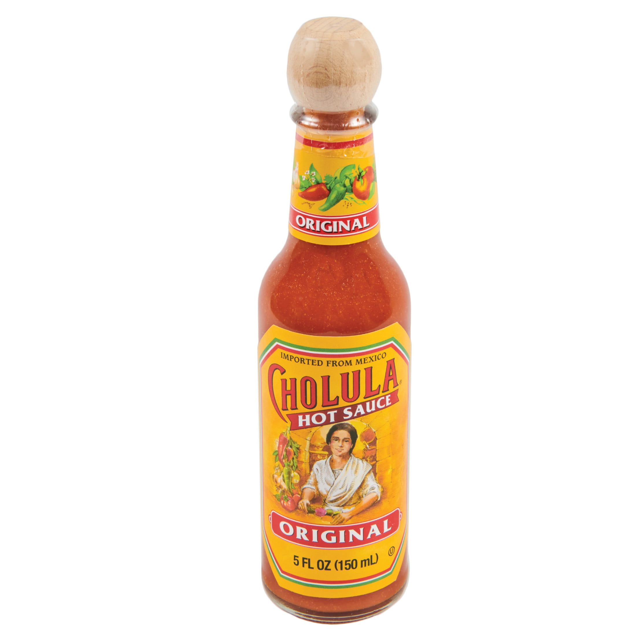 Cholula Kosher Original Hot Sauce, 5.0 fl oz Bottle