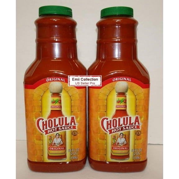 Cholula Original Hot Sauce 64fl oz 1.89L (2 Jugs)