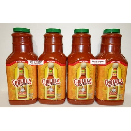 Cholula Original Hot Sauce 64fl oz 1.89L (4 Jugs)