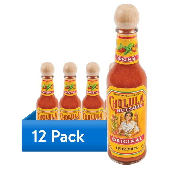 (12 pack) Cholula Kosher Original Hot Sauce, 5.0 fl oz Bottle