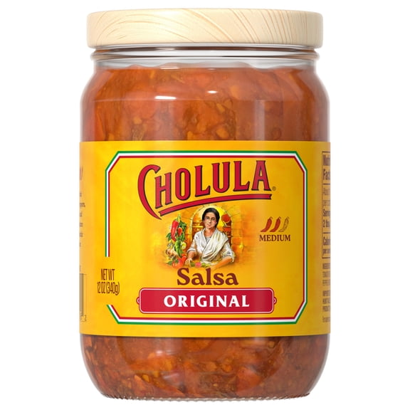 Cholula Gluten Free Original - Medium Salsa, 12.0 oz Jar