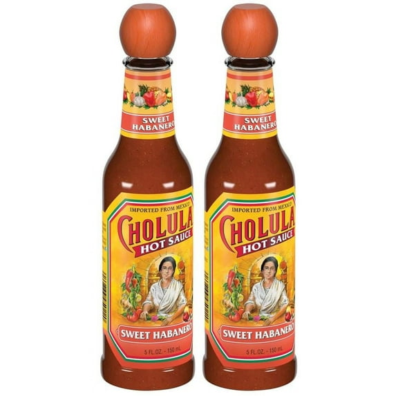 Cholula Sweet Habanero Hot Sauce, 5 fl oz, Pack of 2