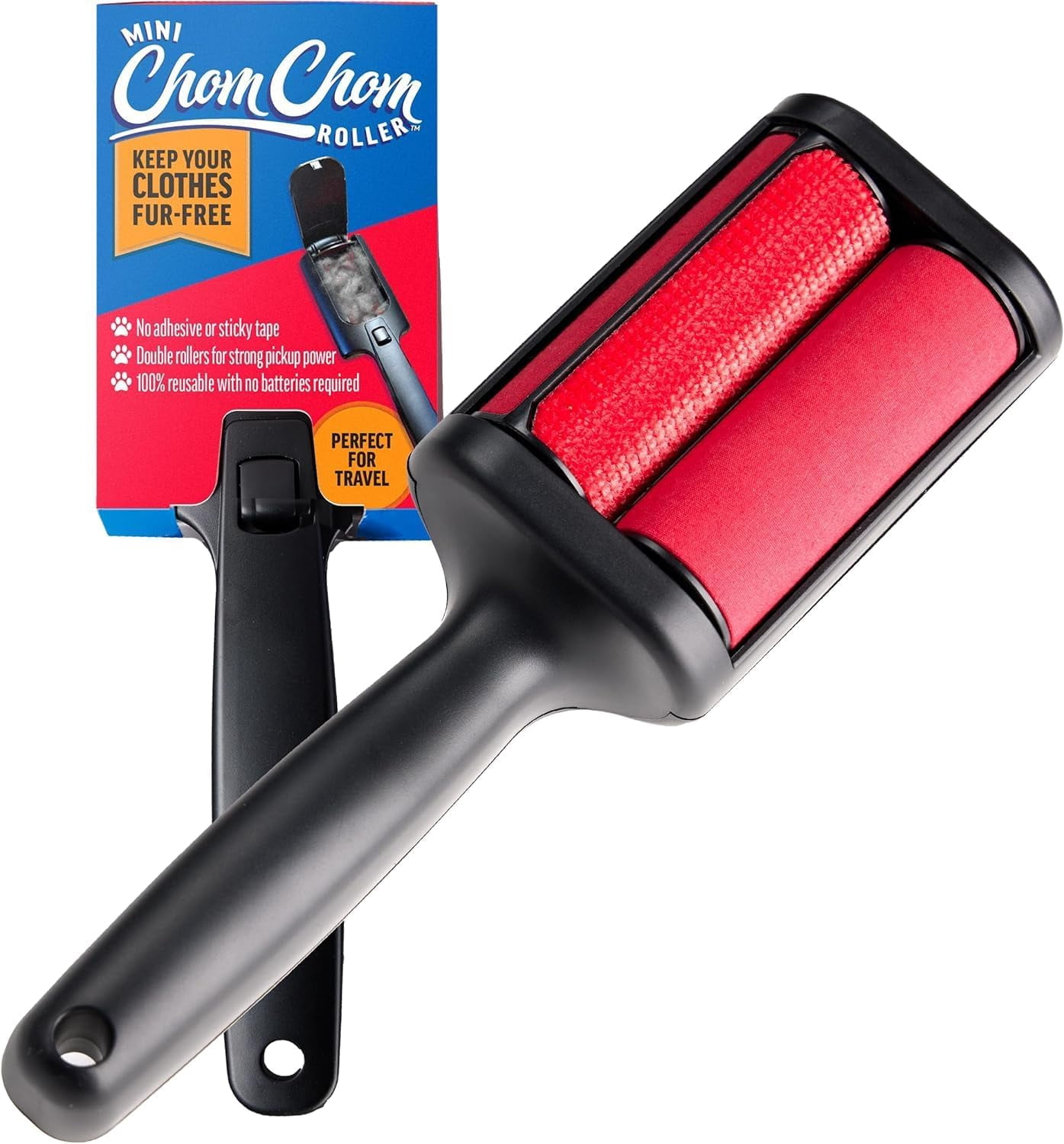 ChomChom Roller Pet Hair Remover – Reusable Lint Roller Pet Hair ...