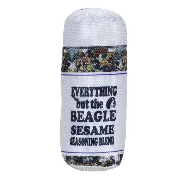 Chomp Haus Everything but the Beagle – Luxurious Durable Dog Toy with Squeaker, Soft Printed Fabric, Designer-Inspired Chew Toy, Fun Gift for Small to Medium Dogs & Dog Lovers