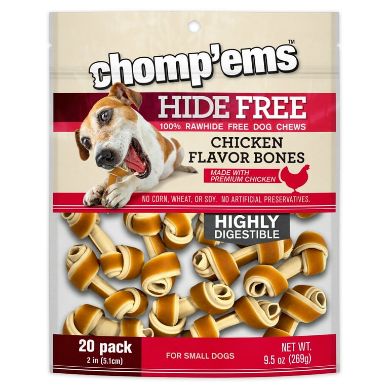 Chomp ems Chicken Hide Free Dog Chews Rawhide Free Dog Treats