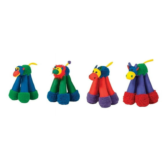 Chomper Assorted Doggy Long Leg Nylon Dog Toy Large