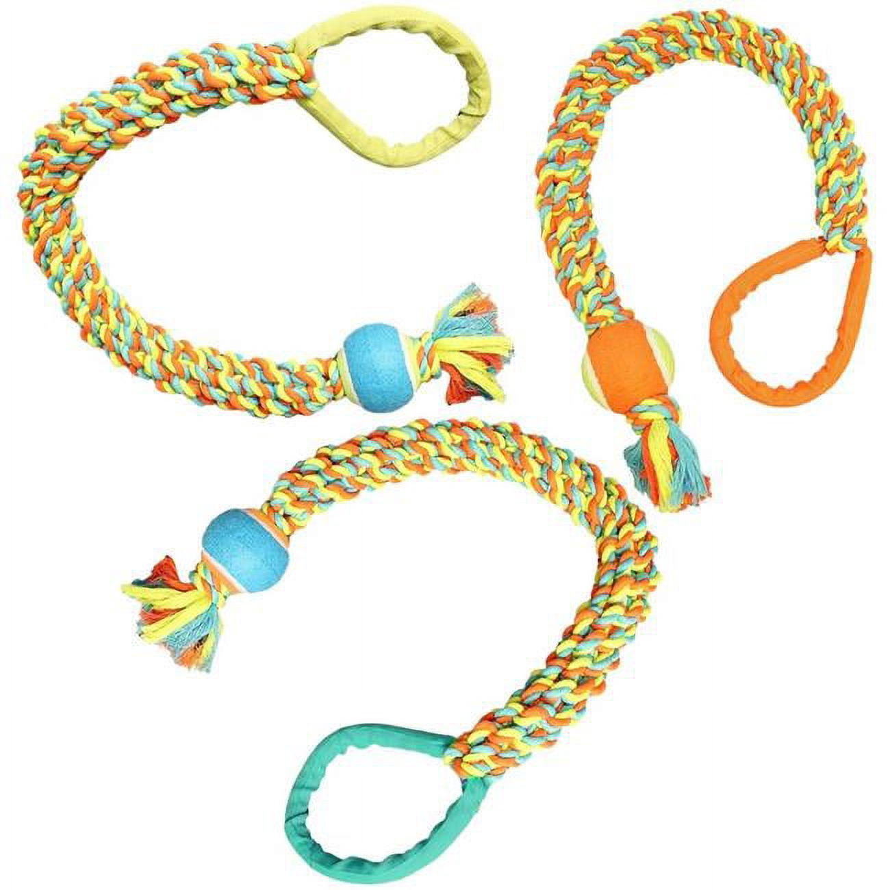 Chomper WB15524 Regular Rope with Ballistic Tug Dog Toy, Assorted ...