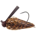 thumbnail image 1 of Chompers Skirted Football Jig 1/2 oz - 2 Pack, PB&J, 1 of 7