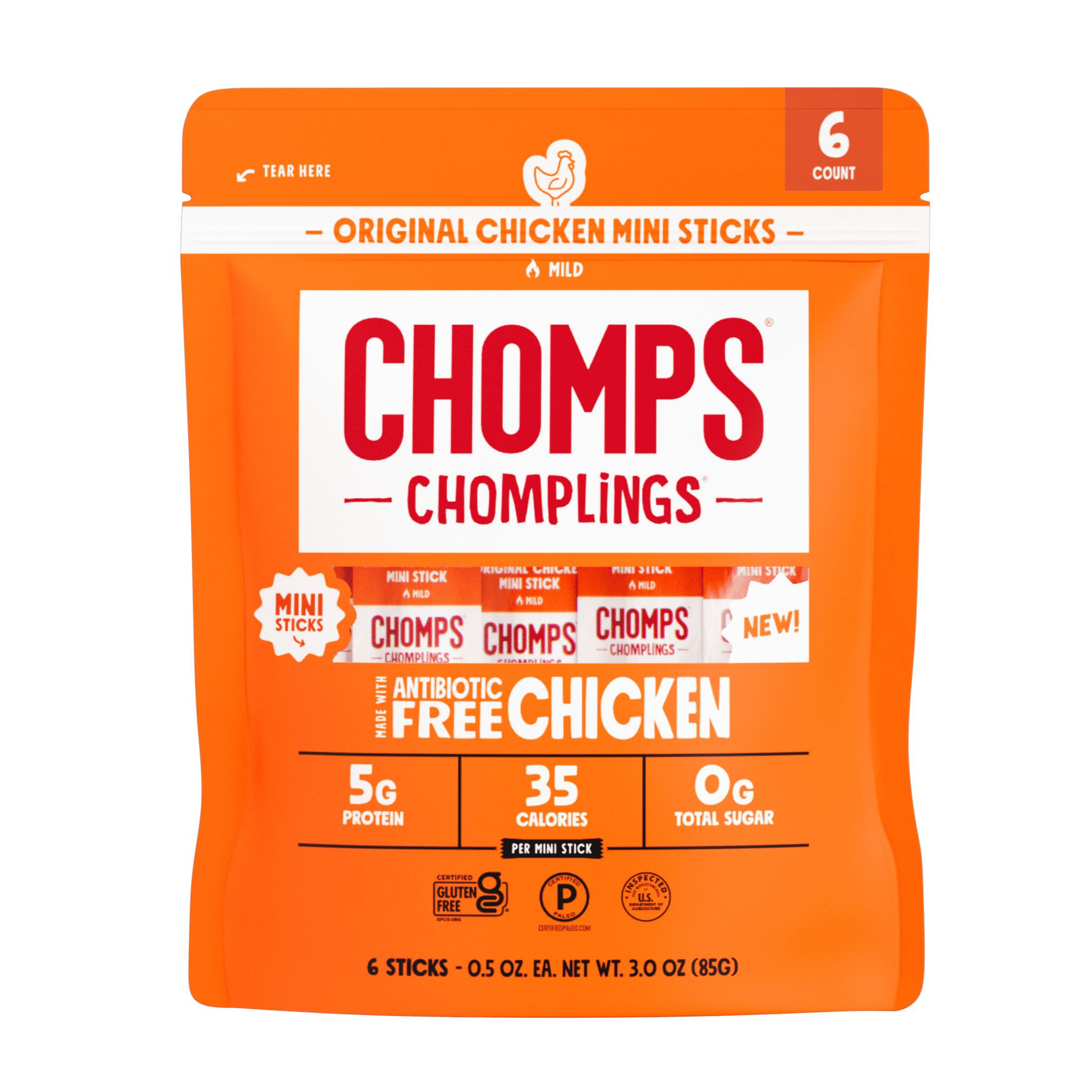 Chomps Original Chicken 6ct
