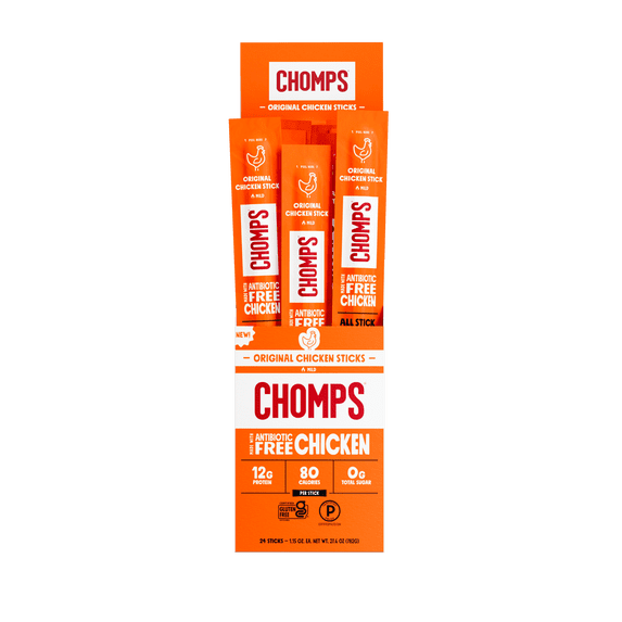 Chomps Antibiotic Free Original Chicken Sticks (24 Count)