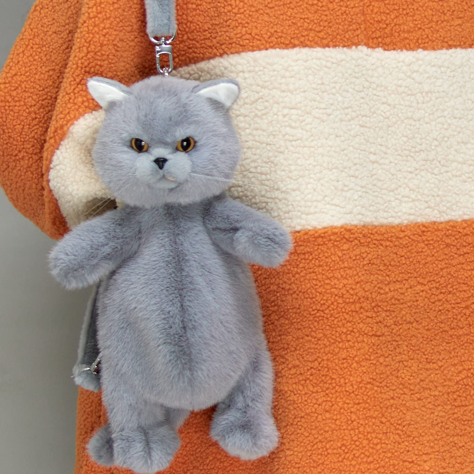 Cat plush backpack deals