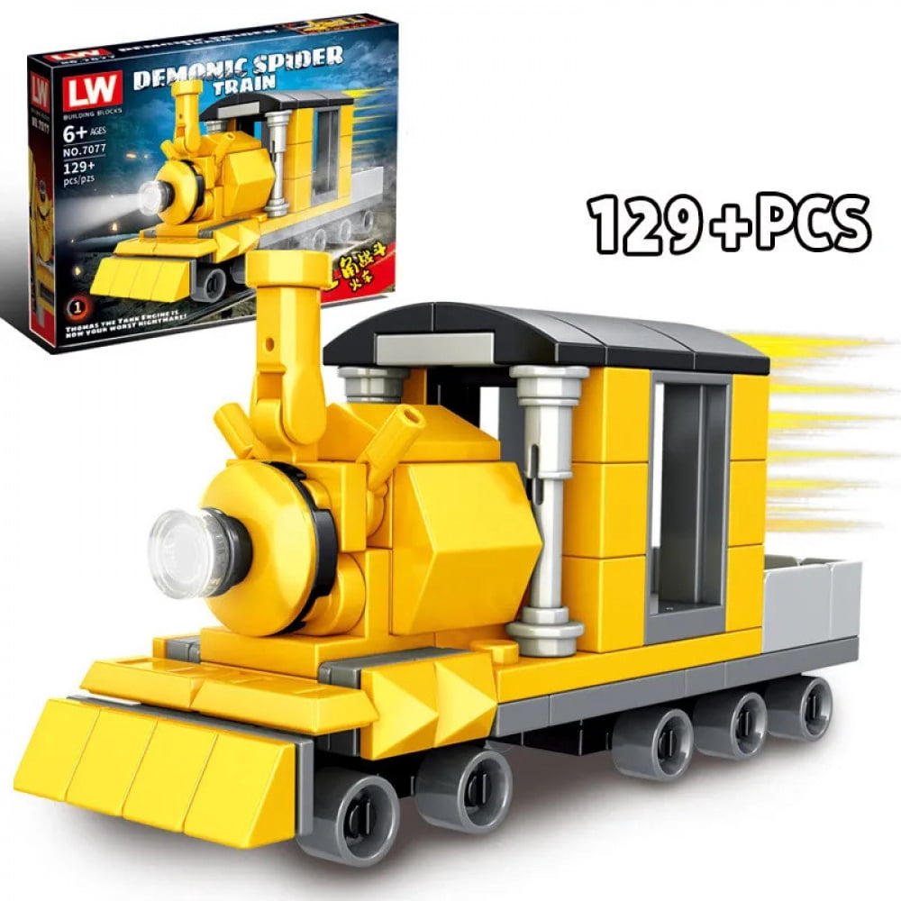 Choo-Choo Charles Game Building Blocks Demonic Spider Train Animal ...