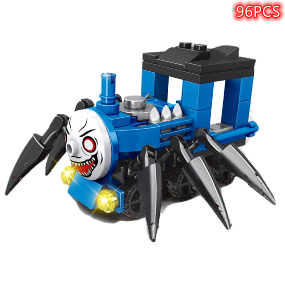 Choo-Choo Charles Horrors Game Building Blocks Demonic Spider Train Animal Monster Figures Bricks Christmas Halloween Toys Gifts