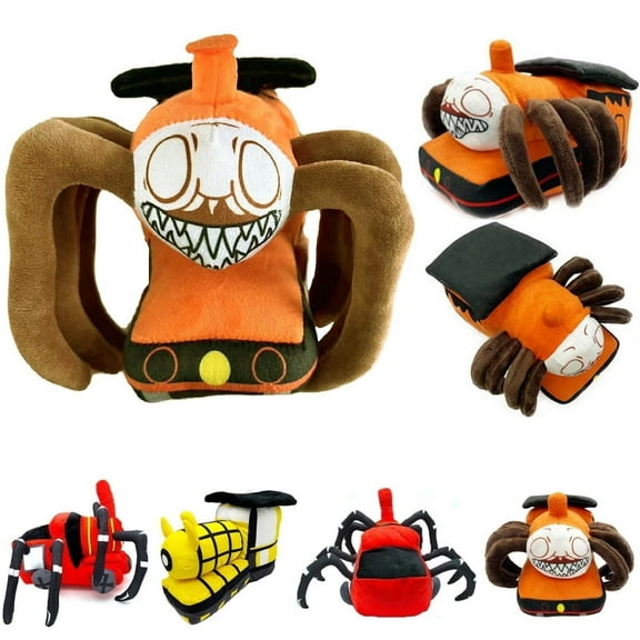 Choo Choo Charles Plush Toy, Charles Spider Train Doll, Gift for Kids Fans, Train Toy Spider Stuffed Animal