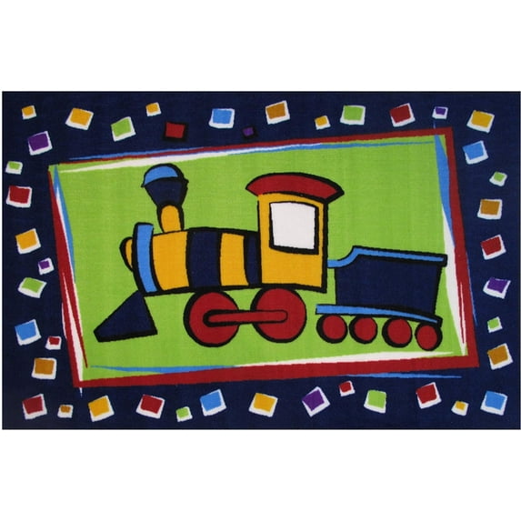 Fun Rugs Fun Time Collection Choo Choo Train Area Rug-Size:39" x 58"