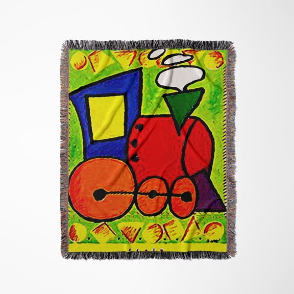Choo Choo Train, Woven Blanket