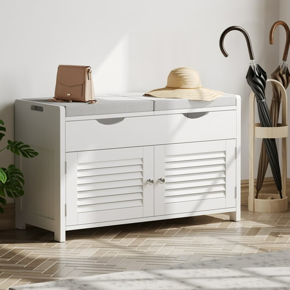 ChooChoo Shoe Storage Bench With Cushion