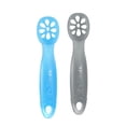 thumbnail image 1 of ChooMee FlexiDip Silicone Baby Feeding Utensil | 4+ Months | Baby-Led Weaning | Soft Tip | BPA Free | 2 Count, 1 of 5