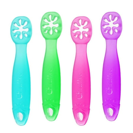 ChooMee FlexiDip Starter Spoon, 4 CT, Four Colors