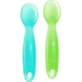 thumbnail image 1 of ChooMee Flexible Silicone Baby Spoons | 4 Months+ | First Stage Baby Led Weaning | BPA Free | 2 CT, 1 of 8