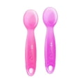 thumbnail image 1 of ChooMee Silicone Baby Spoons | 4 Months +, First Stage Baby Led Weaning and Self Feeding | Soft Spoon with Firm Handle | Designed in USA, BPA Free, Premium grade Platinum Silicone | 2 CT, 1 of 7