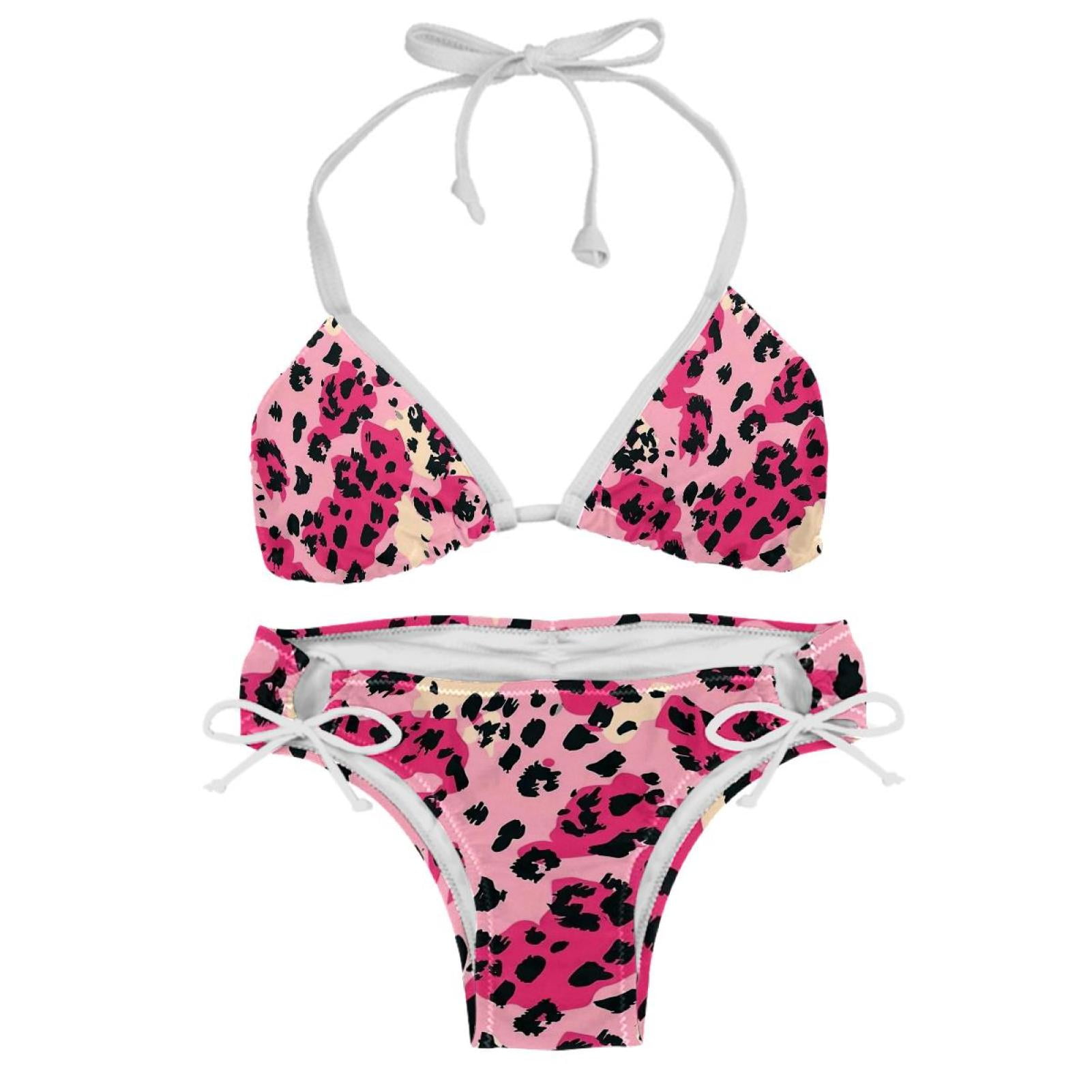 Chooh Artot Bikini Set for Women Two Piece Swimsuit Sex Swimwear Sizes XS-XXL Leopard Print