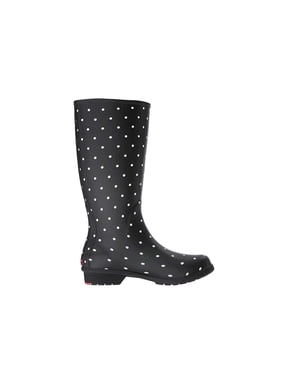 Dot Blanc Tall Boot Black