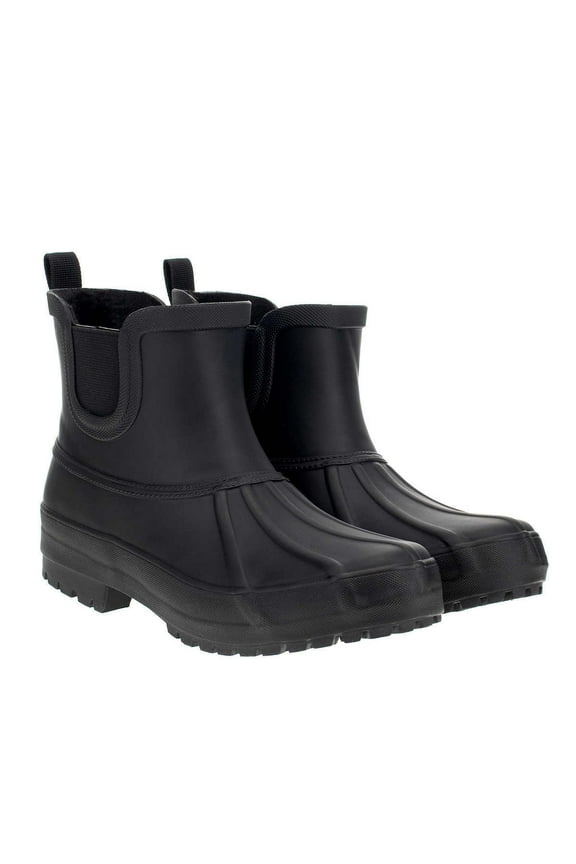 Ladies Size 6 Chelsea Rain Duck Boot, Black