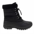 thumbnail image 1 of Chooka Women's Snow Boots Water-Repellent Cold Weather Drawstring Boots Black, 1 of 6
