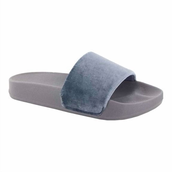 Chooka Women's Velvet Slide 9 Velvet Grey