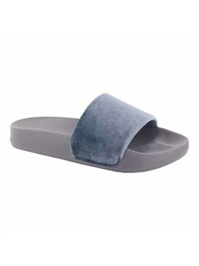 Women's Velvet Slide 9 Velvet Grey