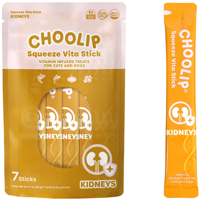 Choolip Healthy Kidney Support Vita Sticks Creamy Cat & Dog Treats