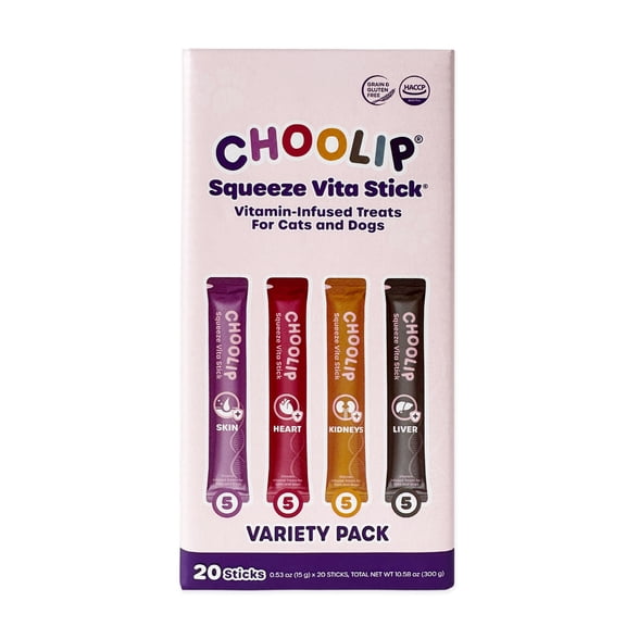 Choolip Squeeze Vita Sticks Variety Pack (20 ct)
