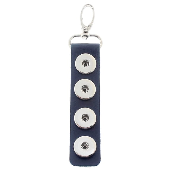Choose Color | 4 Keychain Car Ring Snap Jewelry Fits 18MM 20MM Ginger Charm Buttons