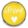 thumbnail image 1 of Choose Color | Blessed Heart Snap Jewelry Ginger Charm Button, For Interchangeable DIY Customizable Accessories, 1 of 9