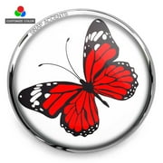 SNAPACCENTS Choose Color | Butterfly Snap Jewelry Ginger Charm Button Fits Custom Necklaces, Bracelets