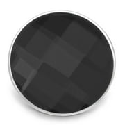 SNAPACCENTS Choose Color | Faceted Snap Jewelry Ginger Charm Button Fits Custom Necklaces, Bracelets