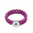 thumbnail image 1 of Choose Color | Silicone Stretch Bracelet Snap Jewelry Fits 18MM 20MM Ginger Charm Buttons, 1 of 10