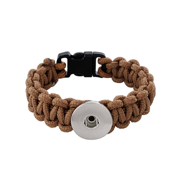 Choose Color, Size | Paracord Bracelet Snap Jewelry Fits 18MM 20MM Ginger Charm Buttons