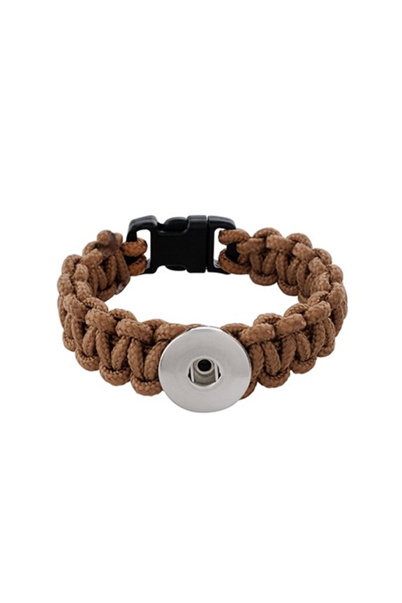 Choose Color, Size | Paracord Bracelet Snap Jewelry Fits 18MM 20MM Ginger Charm Buttons