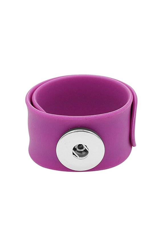 Choose Color | Slap Bracelet Snap Jewelry Fits 18MM 20MM Ginger Charm Buttons