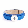 thumbnail image 1 of Choose Color | Small Faux Leather Bracelet Snap Jewelry Fits 18MM 20MM Ginger Charm Buttons, 1 of 10