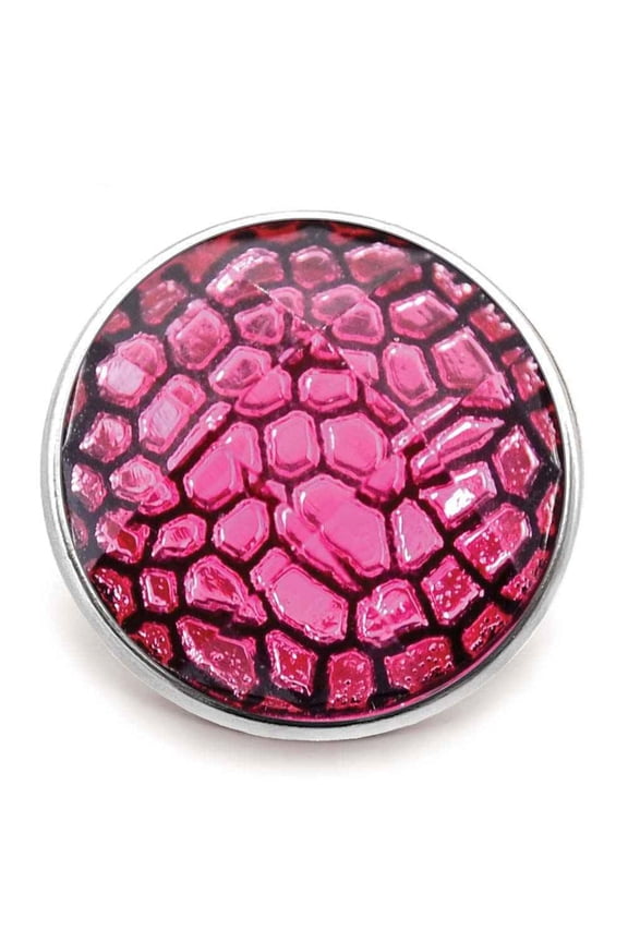 Choose Color | Snakeskin Snap Jewelry Ginger Charm Button, For Interchangeable DIY Customizable Accessories