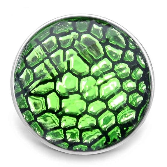 Choose Color | Snakeskin Snap Jewelry Ginger Charm Button, For Interchangeable DIY Customizable Accessories