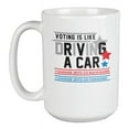 thumbnail image 1 of Choose D to Go Forward. Funny Political Themed Coffee & Tea Gift Mug (15oz), 1 of 1
