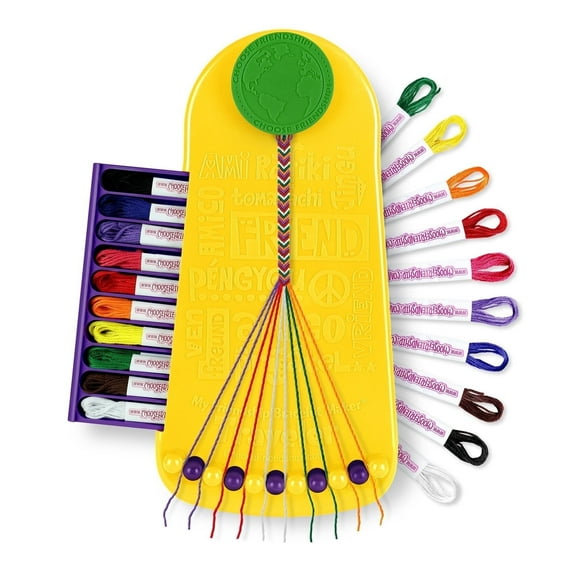 Choose Friendship My Friendship Bracelet Maker 20 Pre-Cut Threads Pineapple