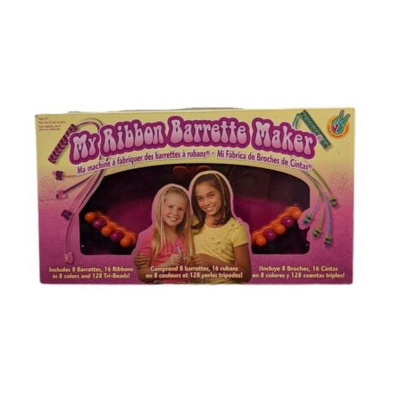 Choose Friendship My Ribbon Barrette Maker Kit, Hair Accessories Kit for Girls, Over 150 Pieces Included