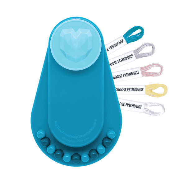 Choose Friendship Tiny Friendship Bracelet Maker - Blue Raspberry Jewelry Making Kit, 1 Count